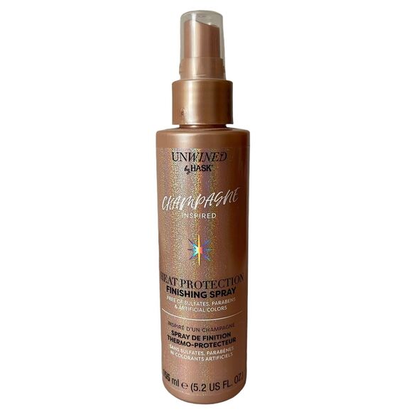 Hask Unwined Champagne Inspired Heat Protection Finishing Spray 5.2oz - Picture 1 of 4